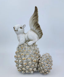 Snowy Xmas Squirrel-Pine Cone - Fervor + Hue