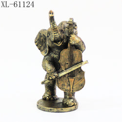 Ornament Elephant With Cello - Fervor + Hue