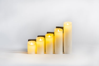 Battery Operated Candles With Timer - Fervor + Hue