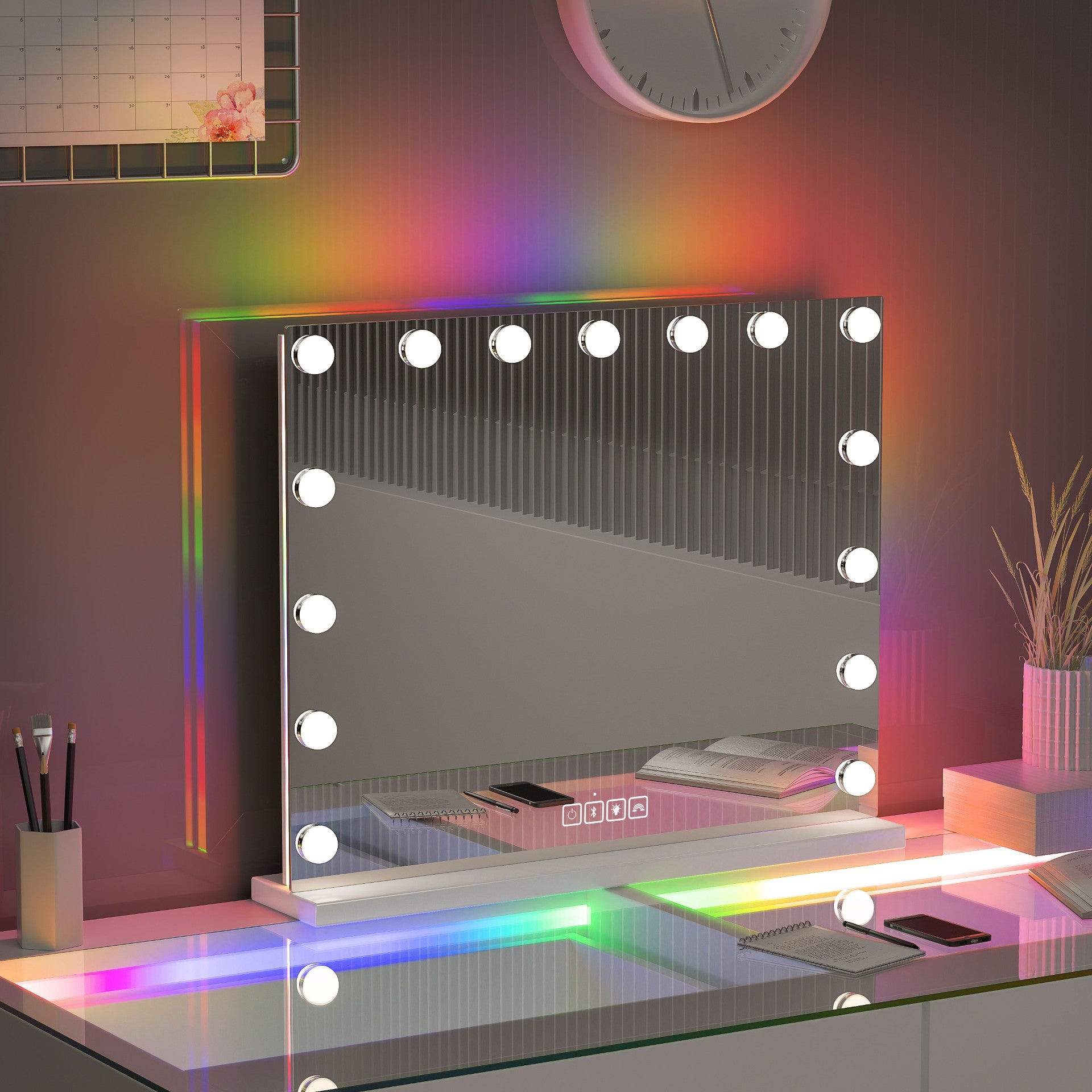 VANITY MIRROR HOLLYWOOD MIA– 15 BULB 5846