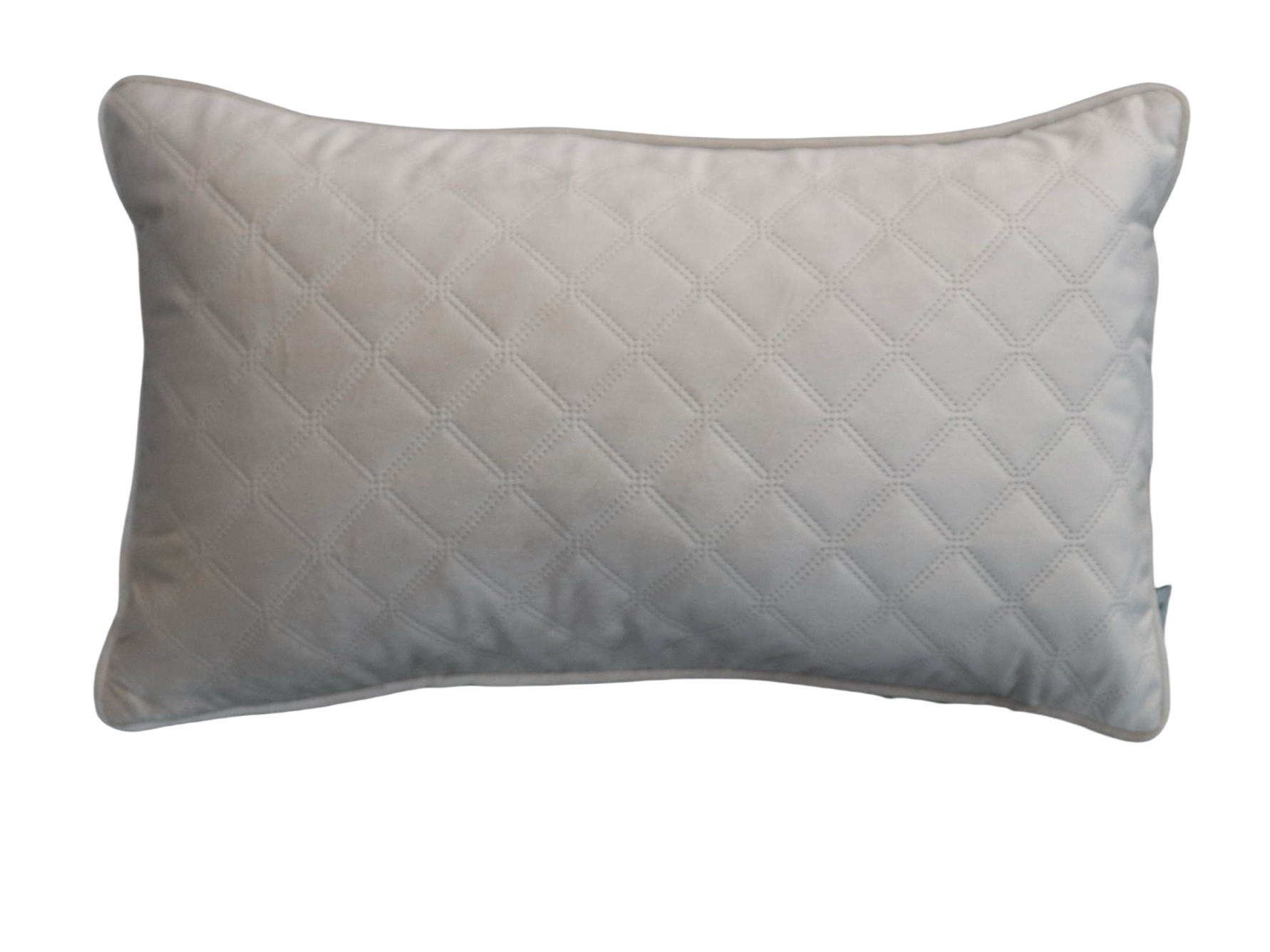Cushion F+H Quilted Velvet Mocha 30x50cm