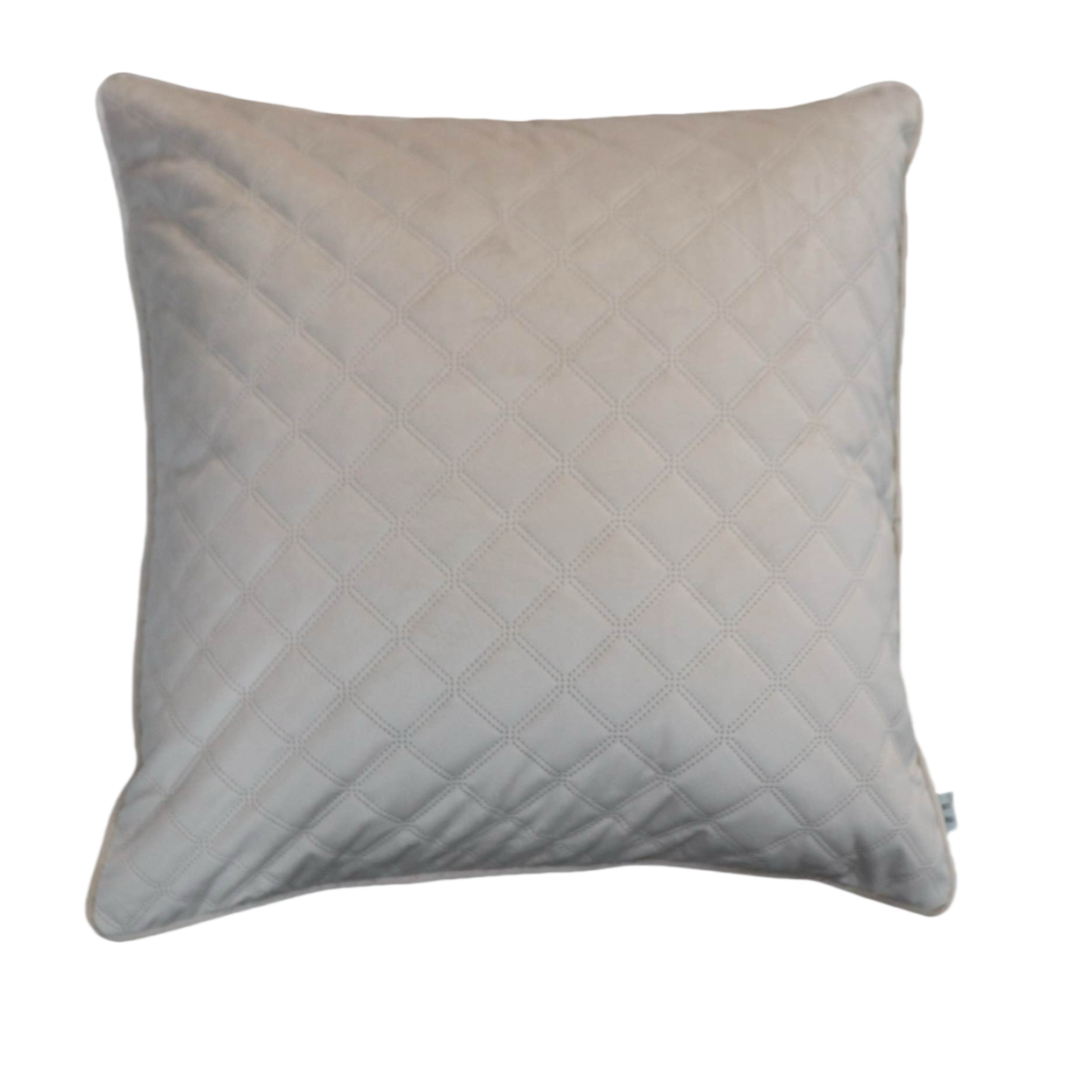 Cushion F+H Quilted Velvet Mocha 50x50cm