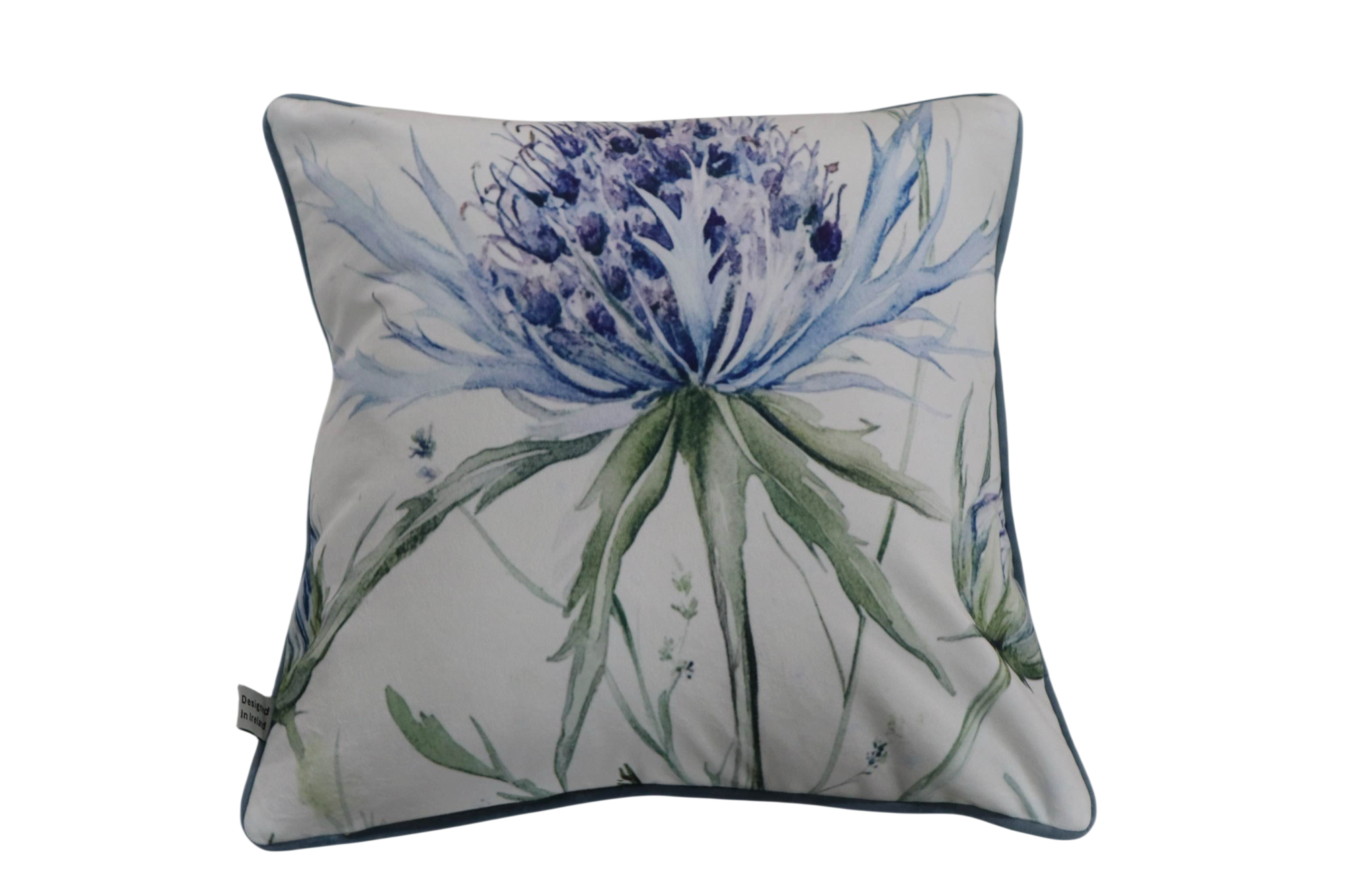 Cushion F+H Velvet Meadow Botanic Ivory
