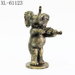 Ornament Elephant With Violin - Fervor + Hue