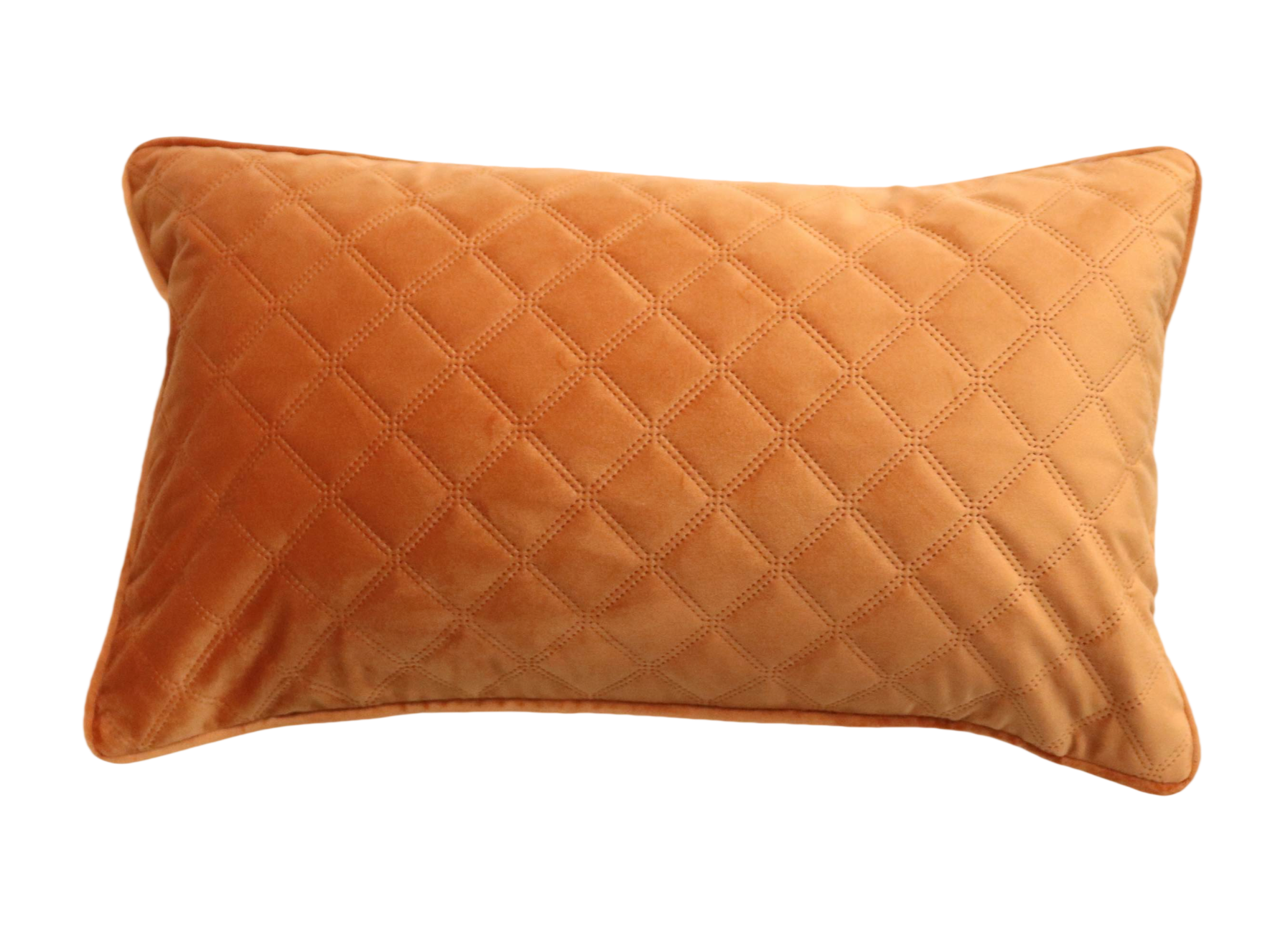 Cushion F+H Quilted Velvet Copper 30x50cm