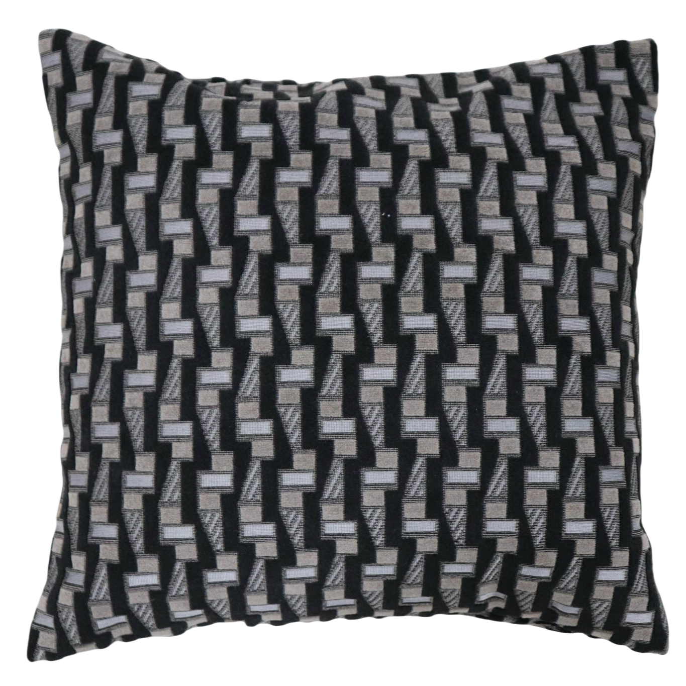 Cushion F+H Studio  Weave Black