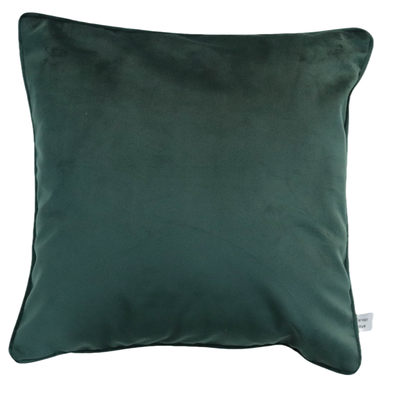 Cushion F+H Velvet Plain Evergreen 45x45cm
