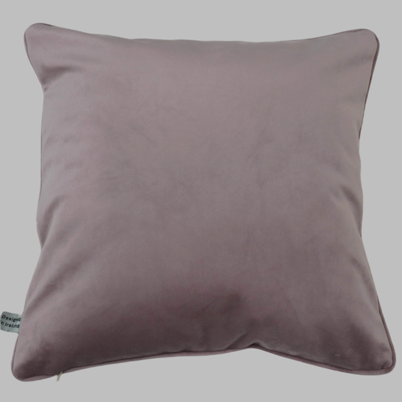 Cushion F+H Velvet Plain Soft Lilac 45x45cm