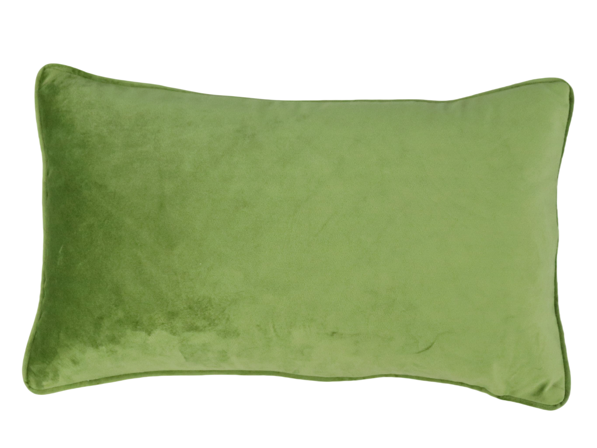 Cushion F+H Velvet Plain Moss Green 30x50cm