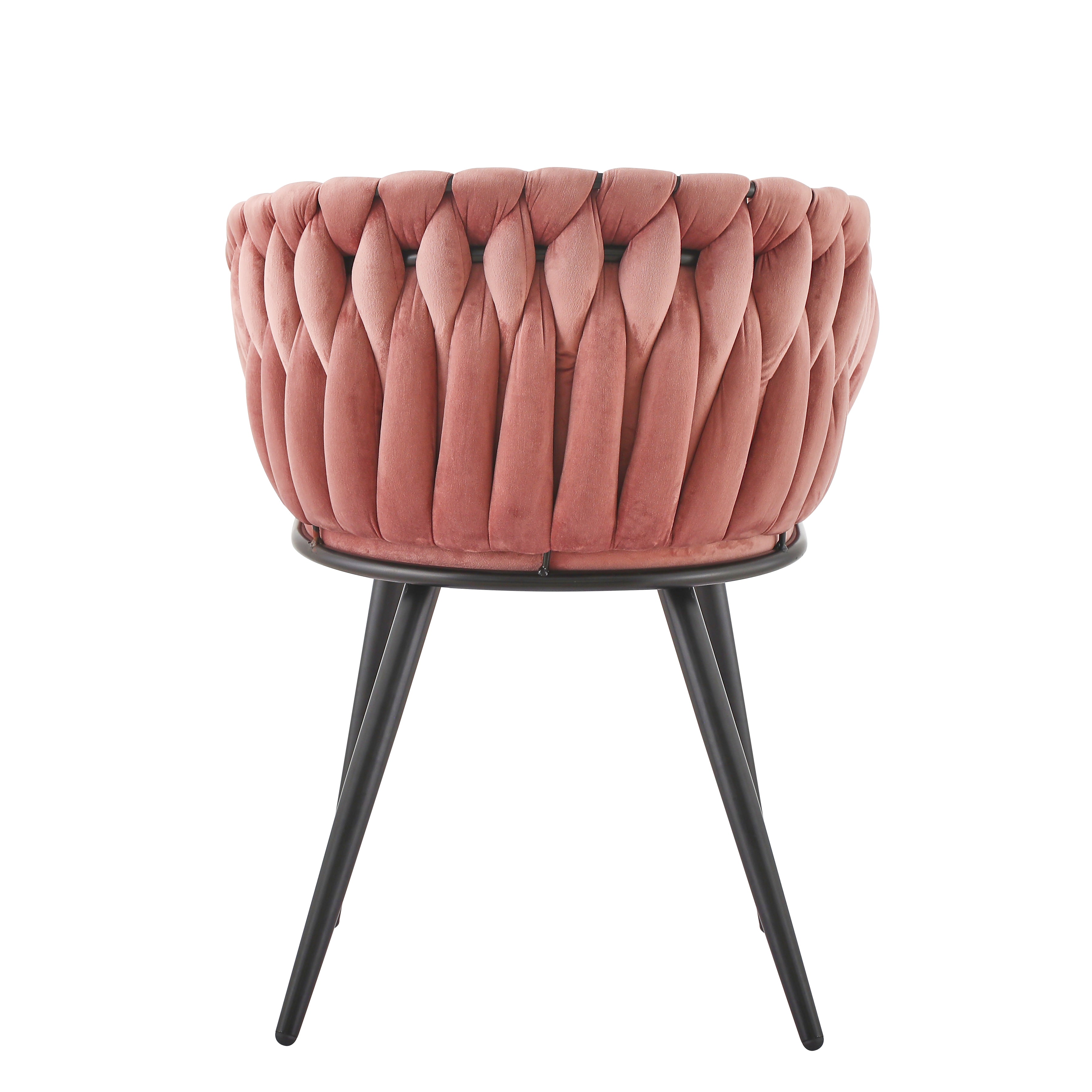 Rosa Arm Chair Velvet Pink - Fervor + Hue