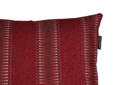 Cushion Caspian Stripe Ember Glow - Fervor + Hue