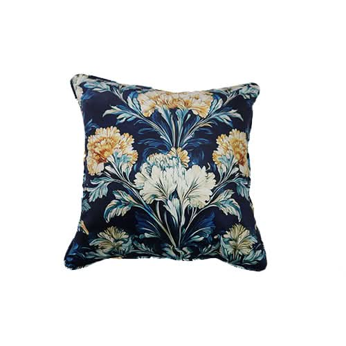 Cushion F+H Velvet Floral Classic Midnight