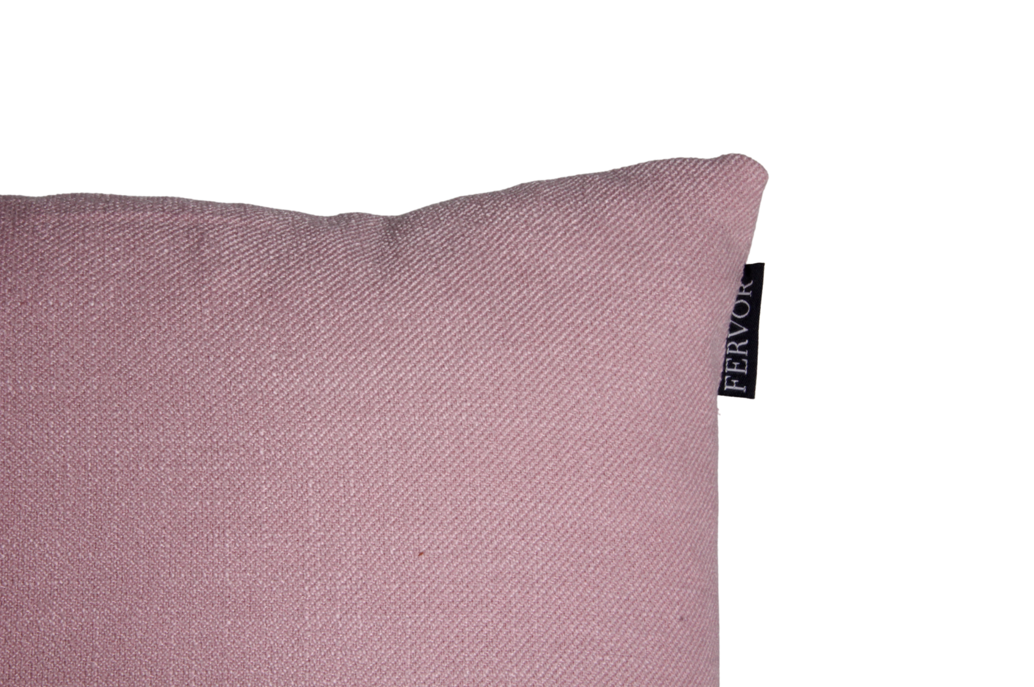 Cushion Linen Weave Plain Soft Pink - Fervor + Hue