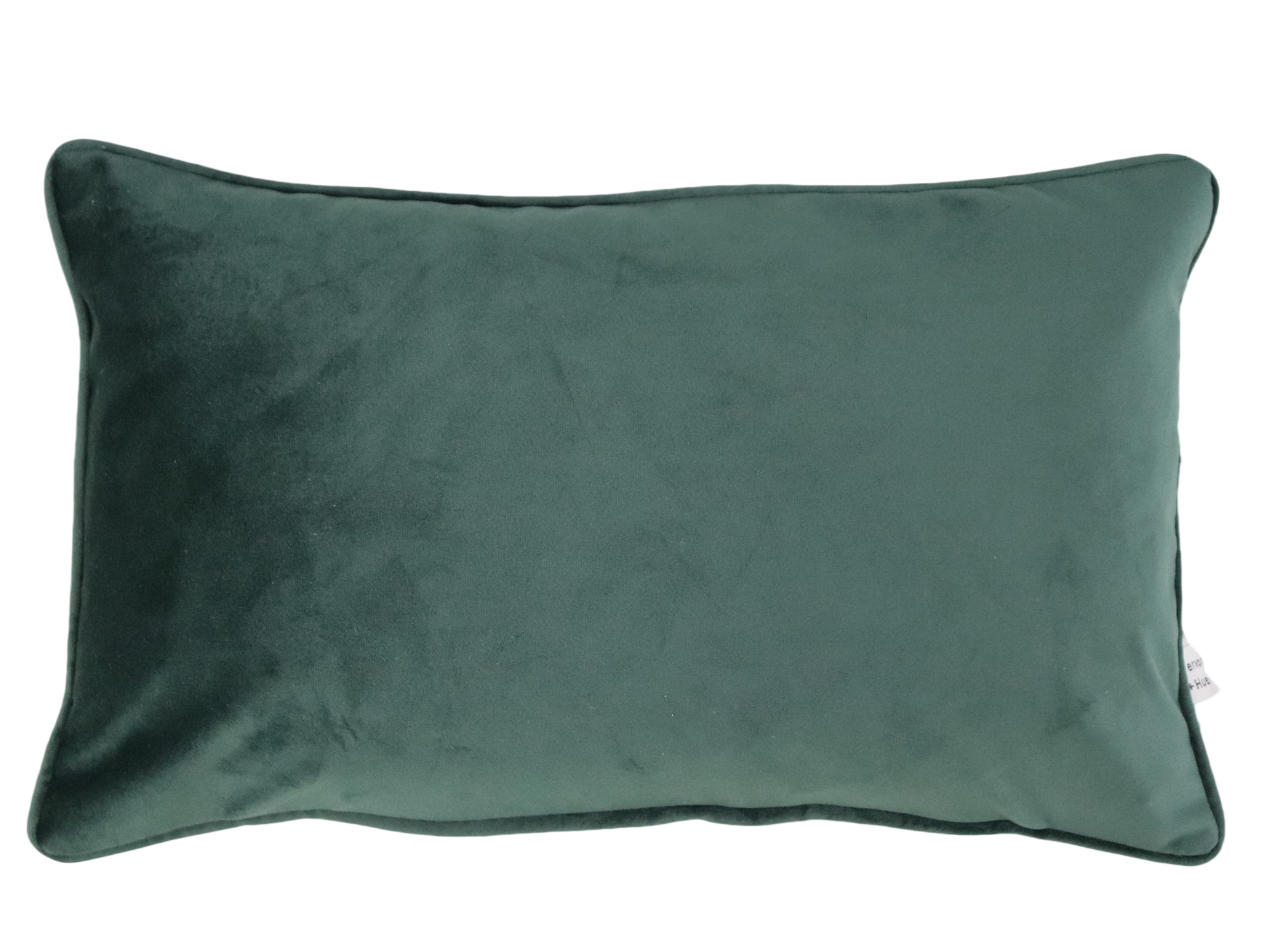 Cushion F+H Velvet Plain Evergreen 30x50cm