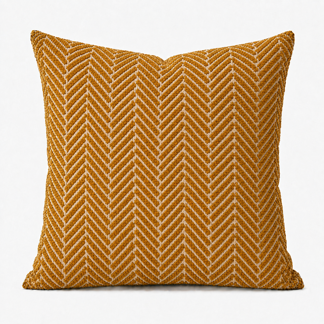 Cushion F+H Studio Herringbone Beige