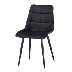 Coral Chair Velvet Black - Fervor + Hue