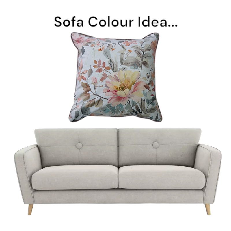 Cushion F+H Velvet Floral Charm
