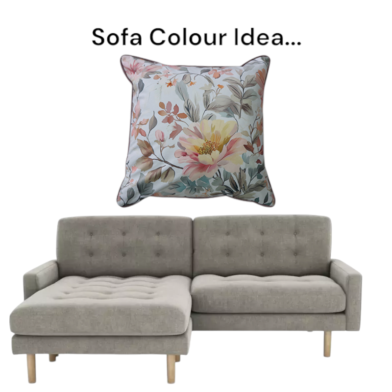 Cushion F+H Velvet Floral Charm