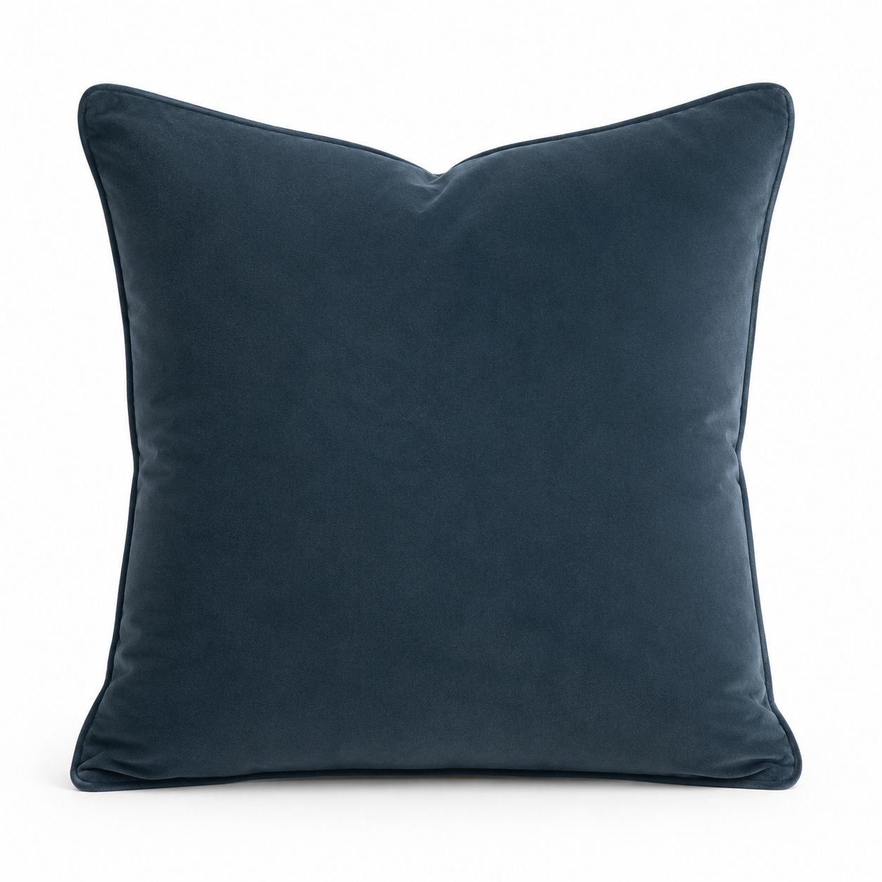Cushion F+H Velvet Plain Teal 45x45cm