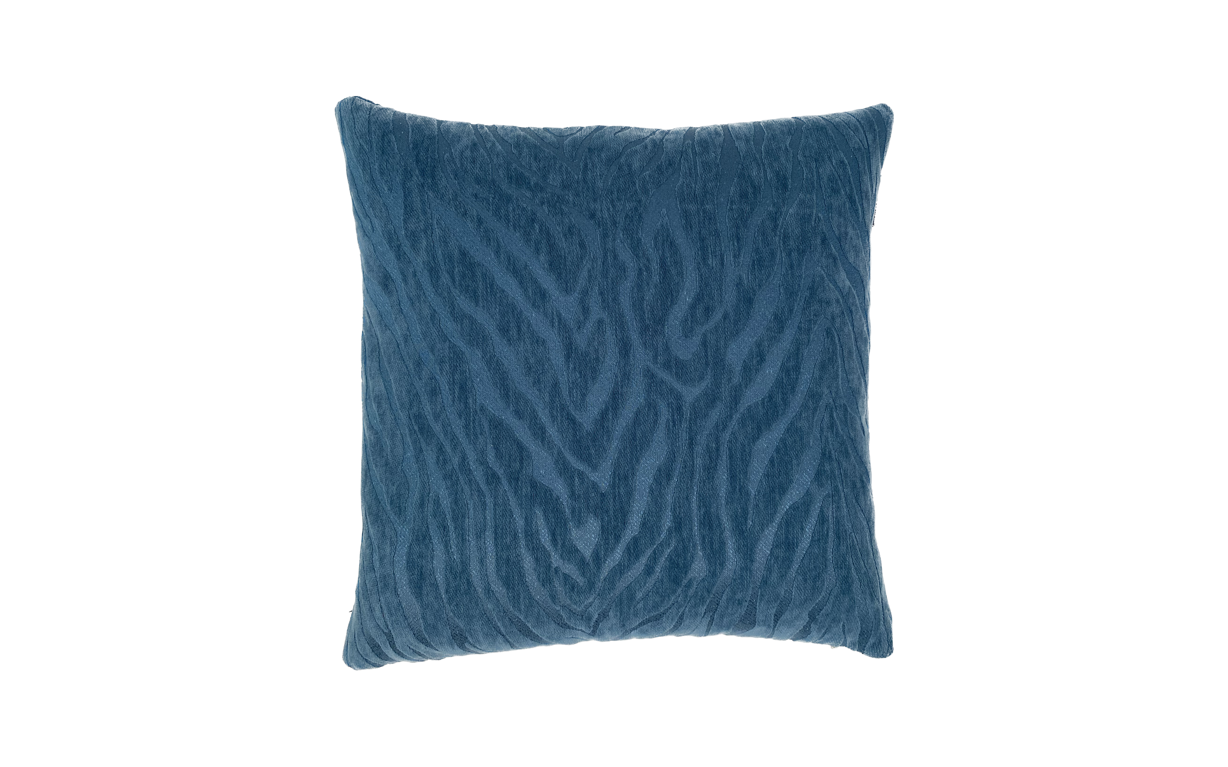 Cushion Abstract Wave Texture Rich Duck Egg - Fervor + Hue