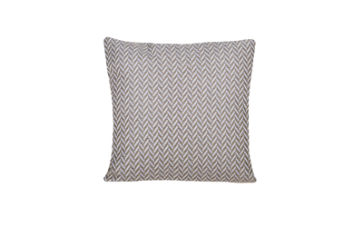 Cushion Luxury Herringbone Grey - Fervor + Hue