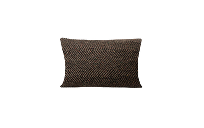 Cushion Tweedy Herringbone Black Cushion 30/50 - Fervor + Hue