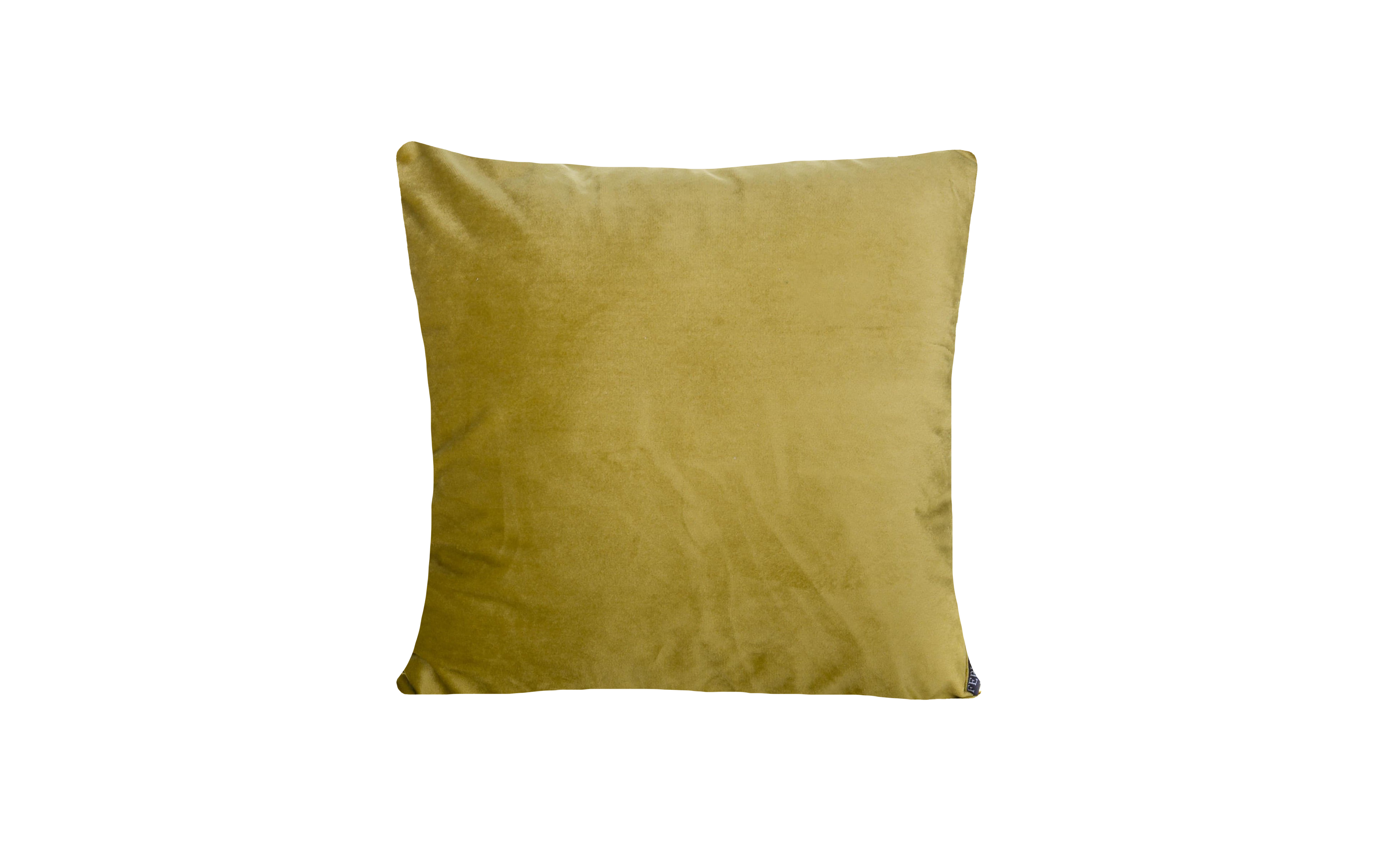 Cushion Velvet Piped Green Fern - Fervor + Hue