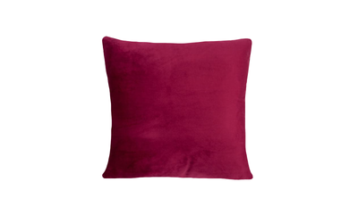 Cushion Velvet Piped Ruby - Fervor + Hue
