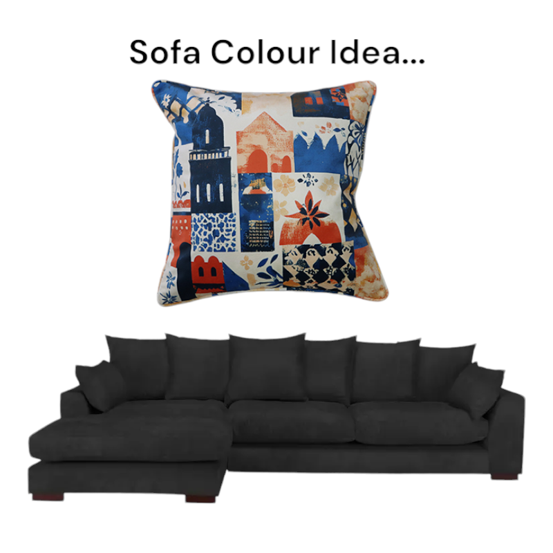 Cushion F+H Velvet Exotic Mosaic