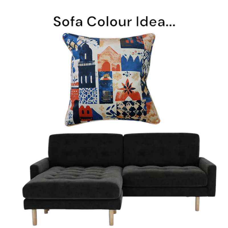 Cushion F+H Velvet Exotic Mosaic