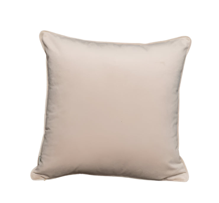 Cushion F+H Velvet Plain Hint Of Mocha