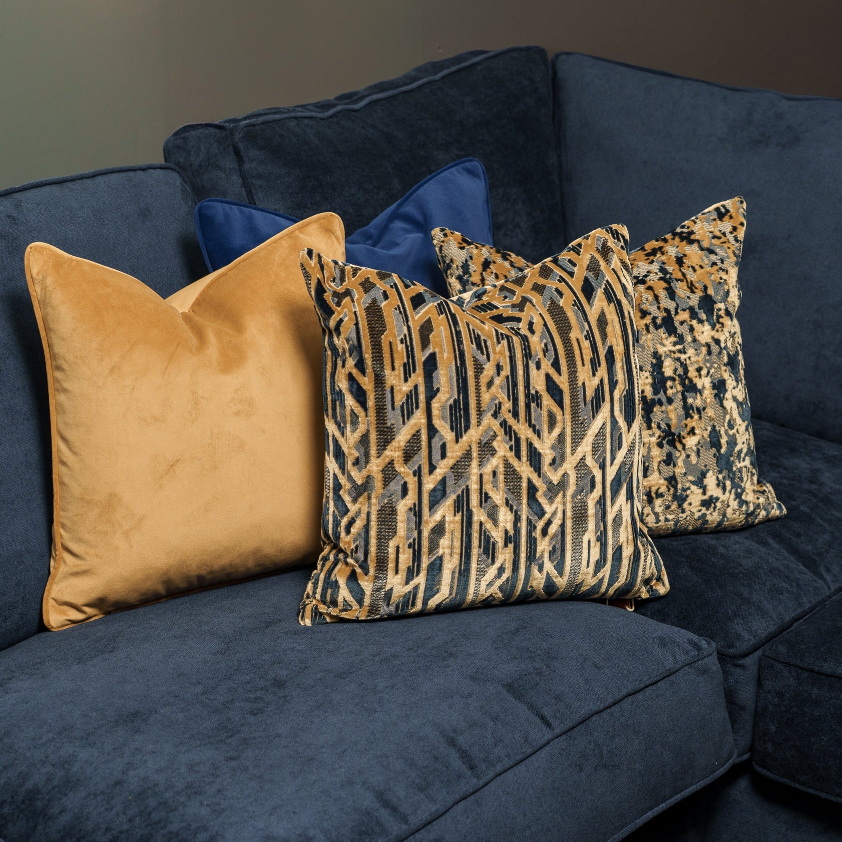 Cushion F+H Studio Astra Tan Multi