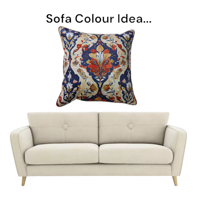 Cushion F+H Velvet Abstract Fabia