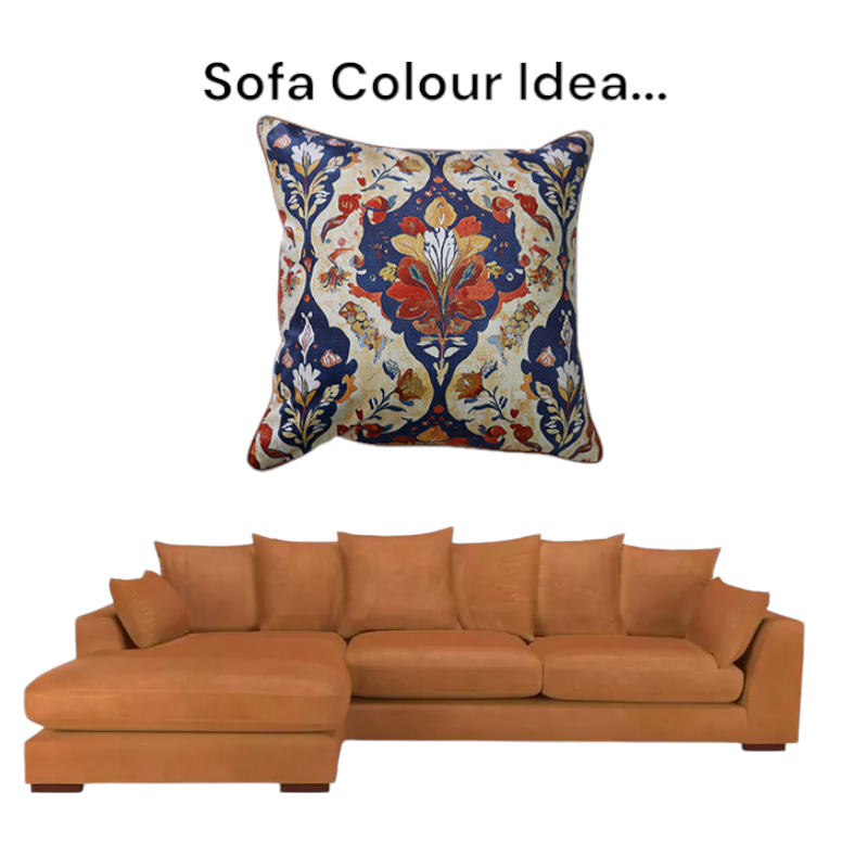 Cushion F+H Velvet Abstract Fabia