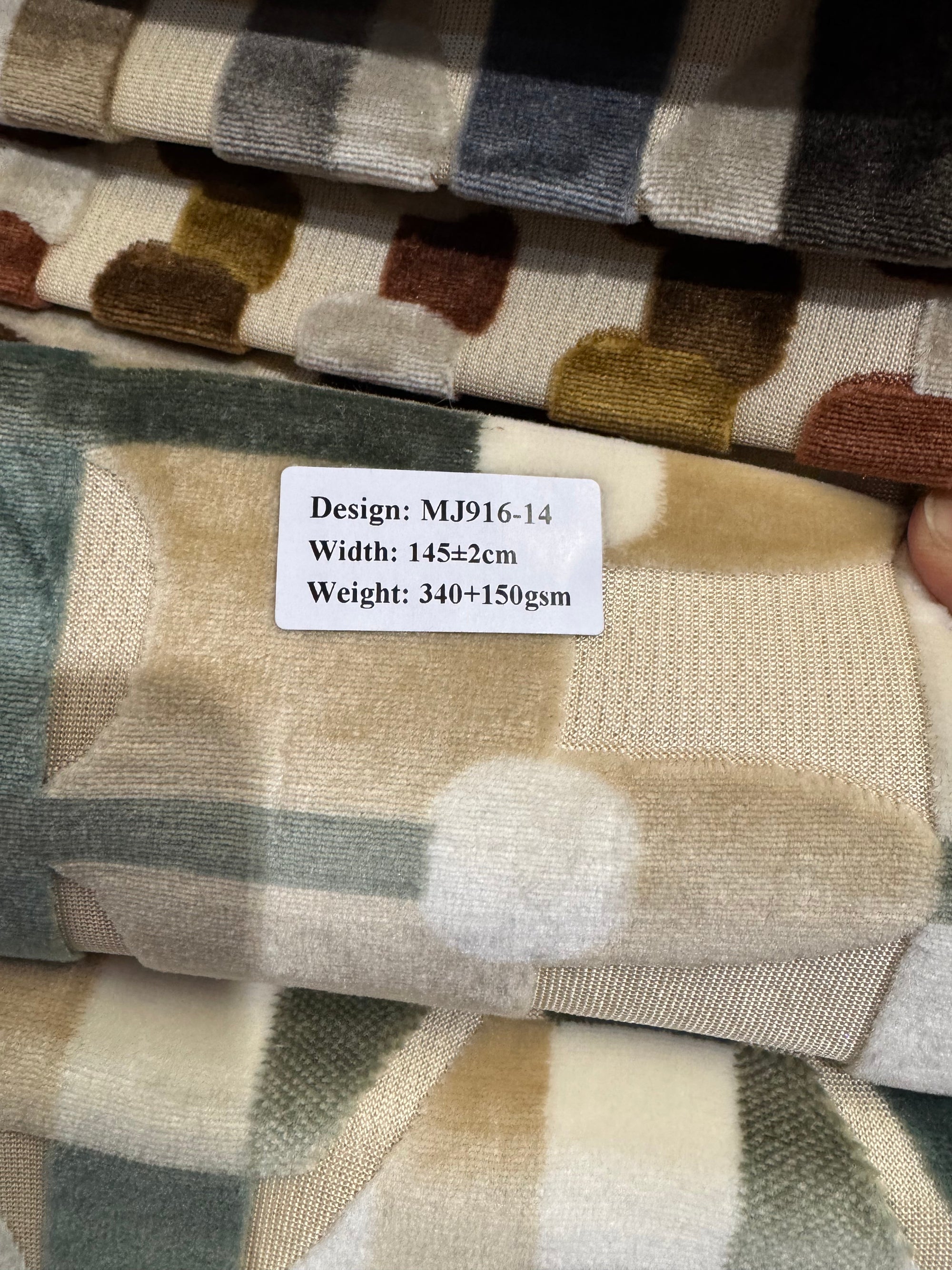 Cushion F+H Studio Geo Ninepins Cream