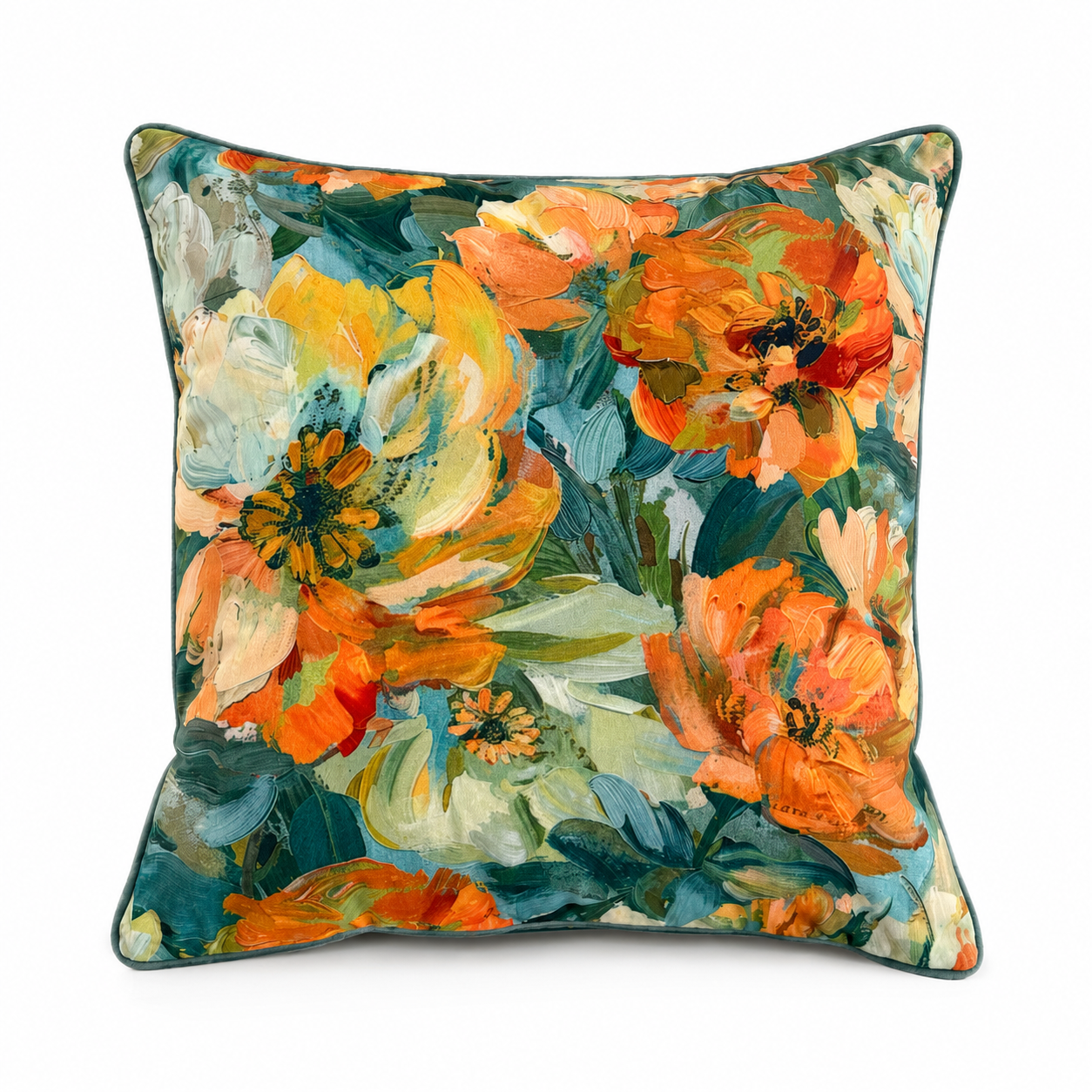 Cushion F+H Velvet Floral Dance Available Early Oct