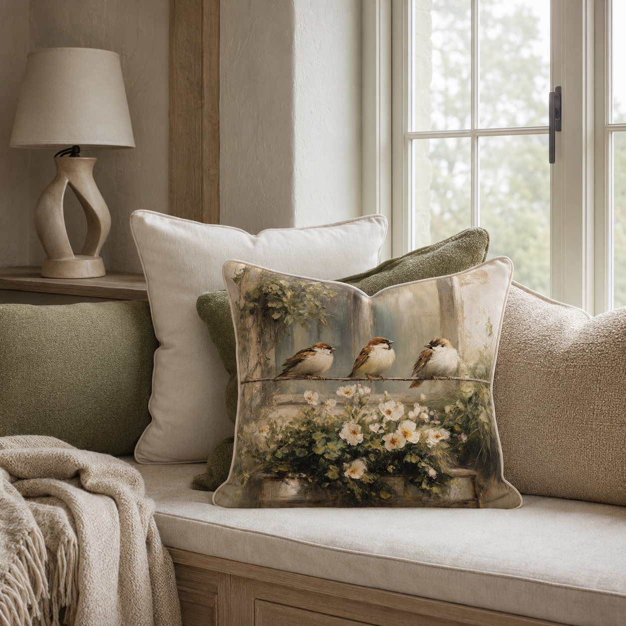 Cushion F+H Velvet Morning News Available Early Oct
