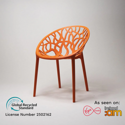 Millie Trellis Garden Chair - Orange - Available this July Pre order Now - Fervor + Hue