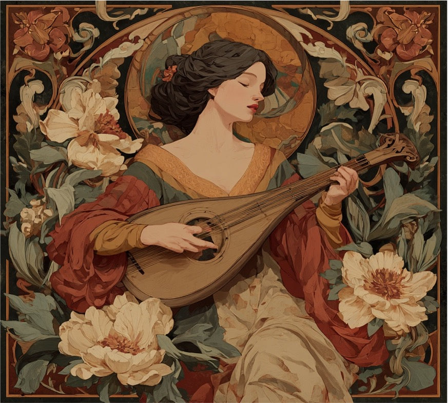 Cushion F+H Velvet Lost In Music Available Early Oct