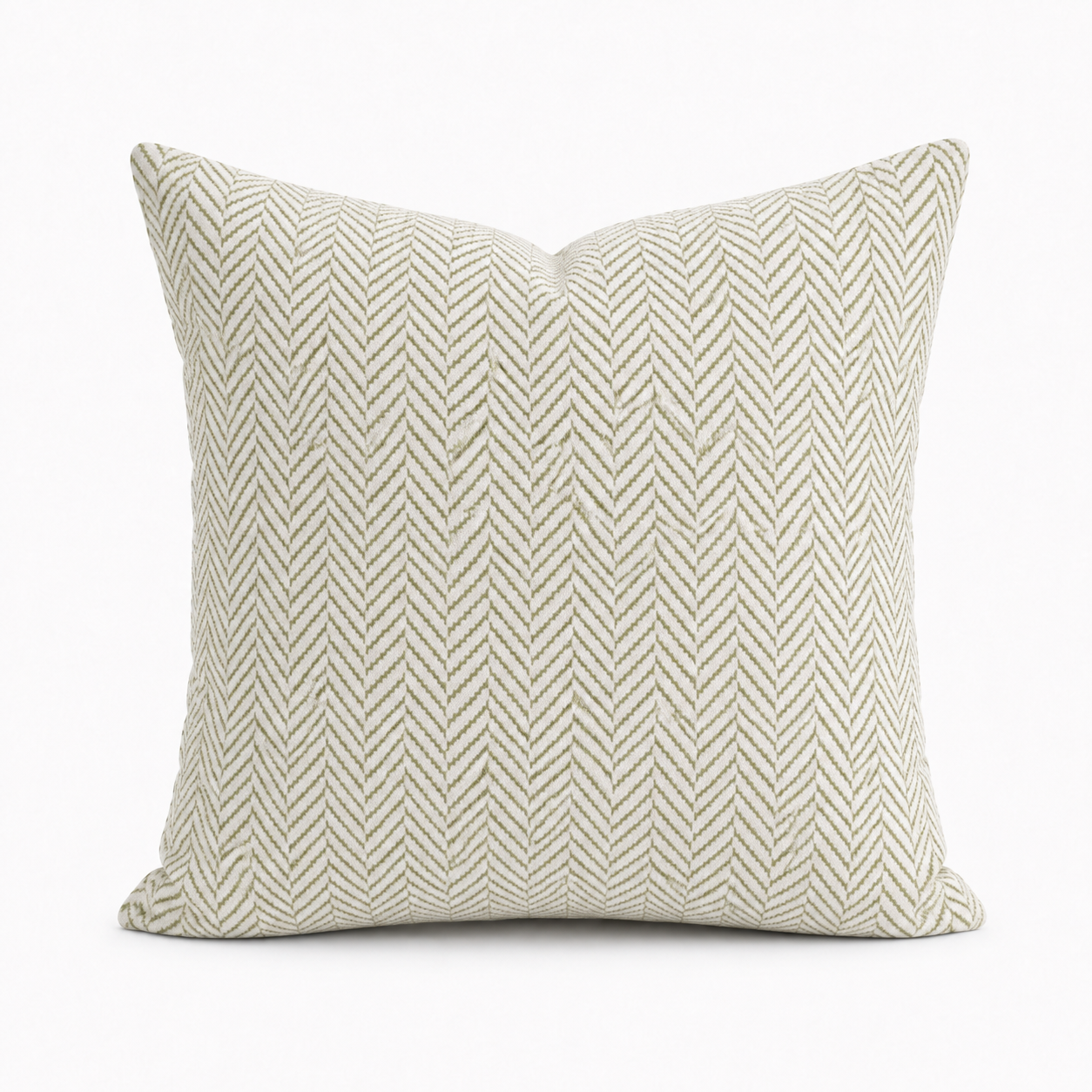 Cushion F+H Studio Chevron Avocado