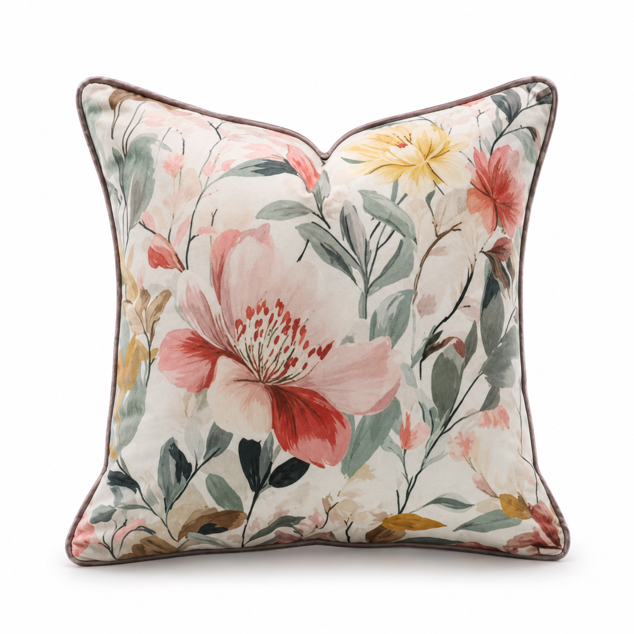 Cushion F+H Velvet Floral Delight