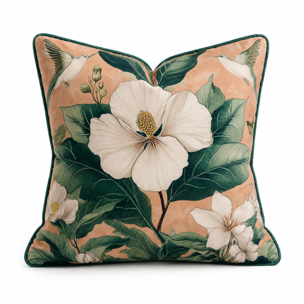 Cushion F+H Velvet Floral Lily