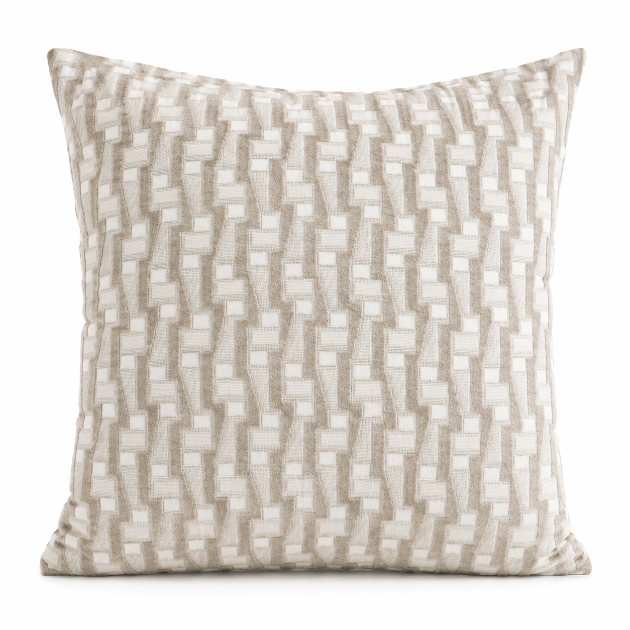 Cushion F+H Studio Weave Taupe
