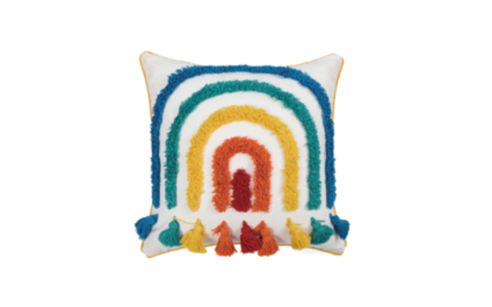 Rainbow Tassel Cushion - Fervor + Hue