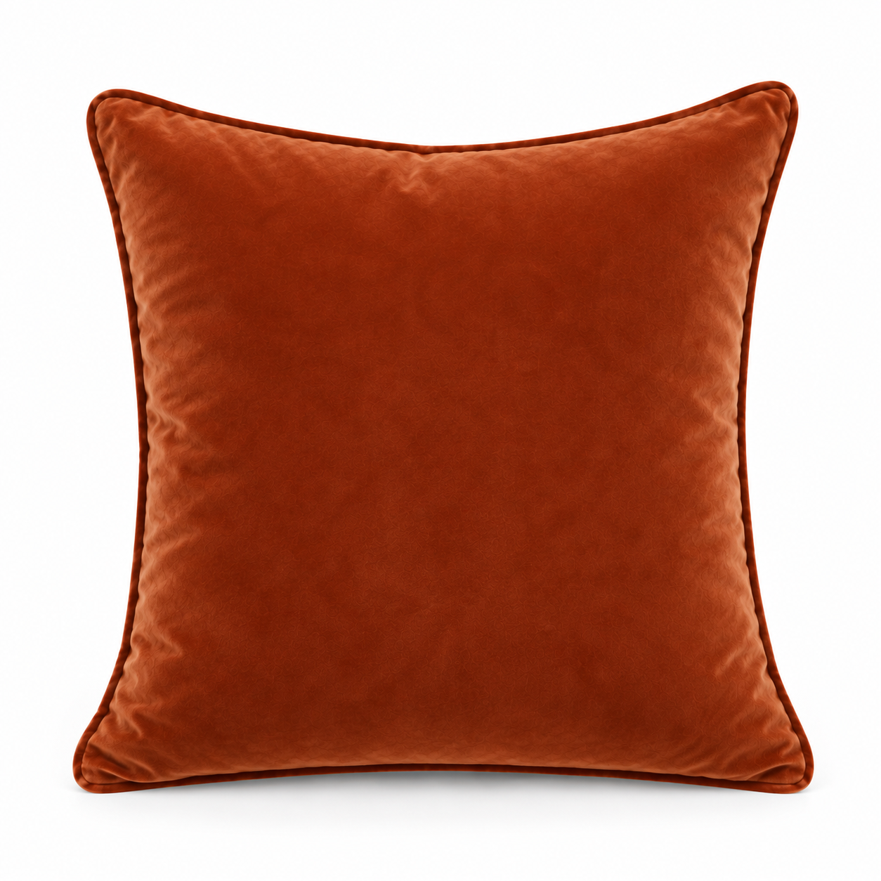 Cushion F+H Velvet Plain Rich Chocolate 45x45cm