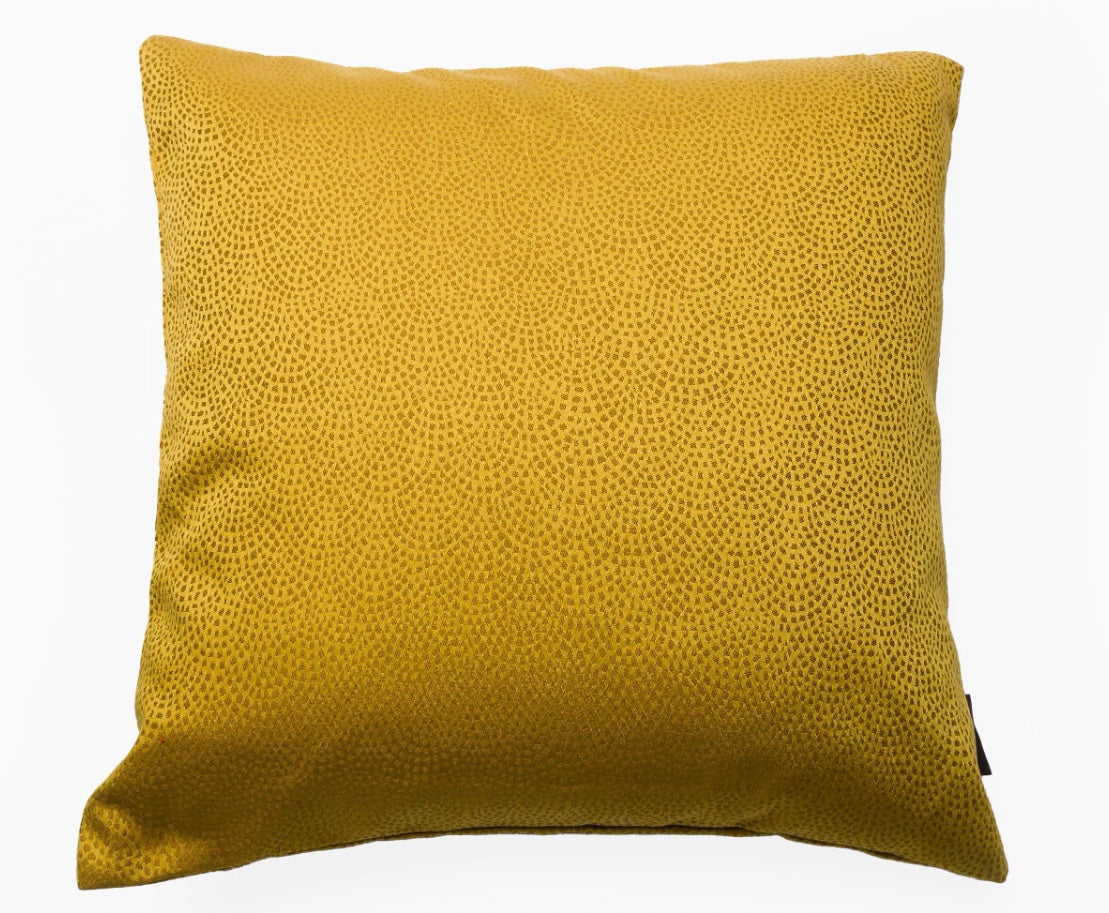 Cushion Luxury Speckle Ochre