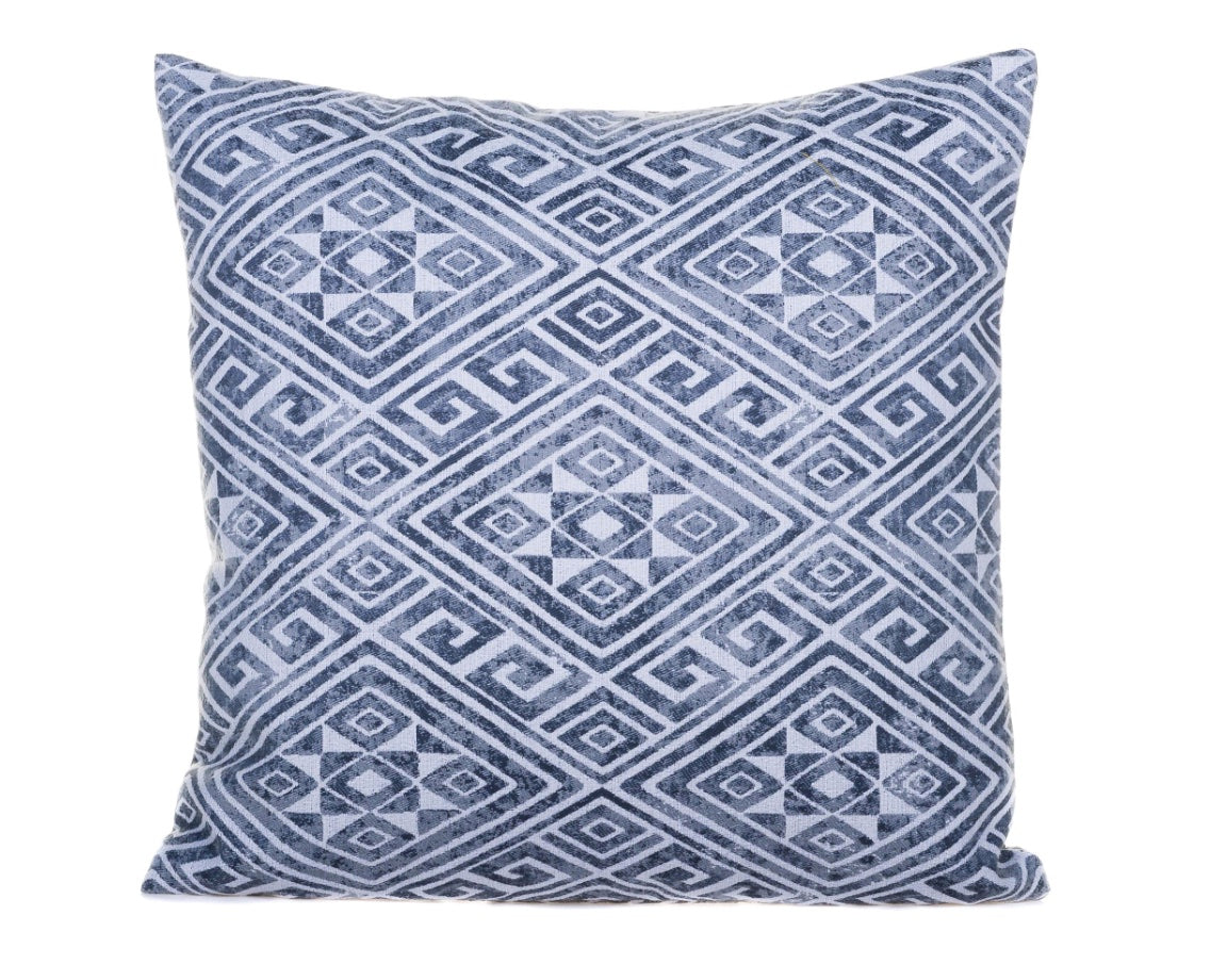 Cushion Native Print Charcoal