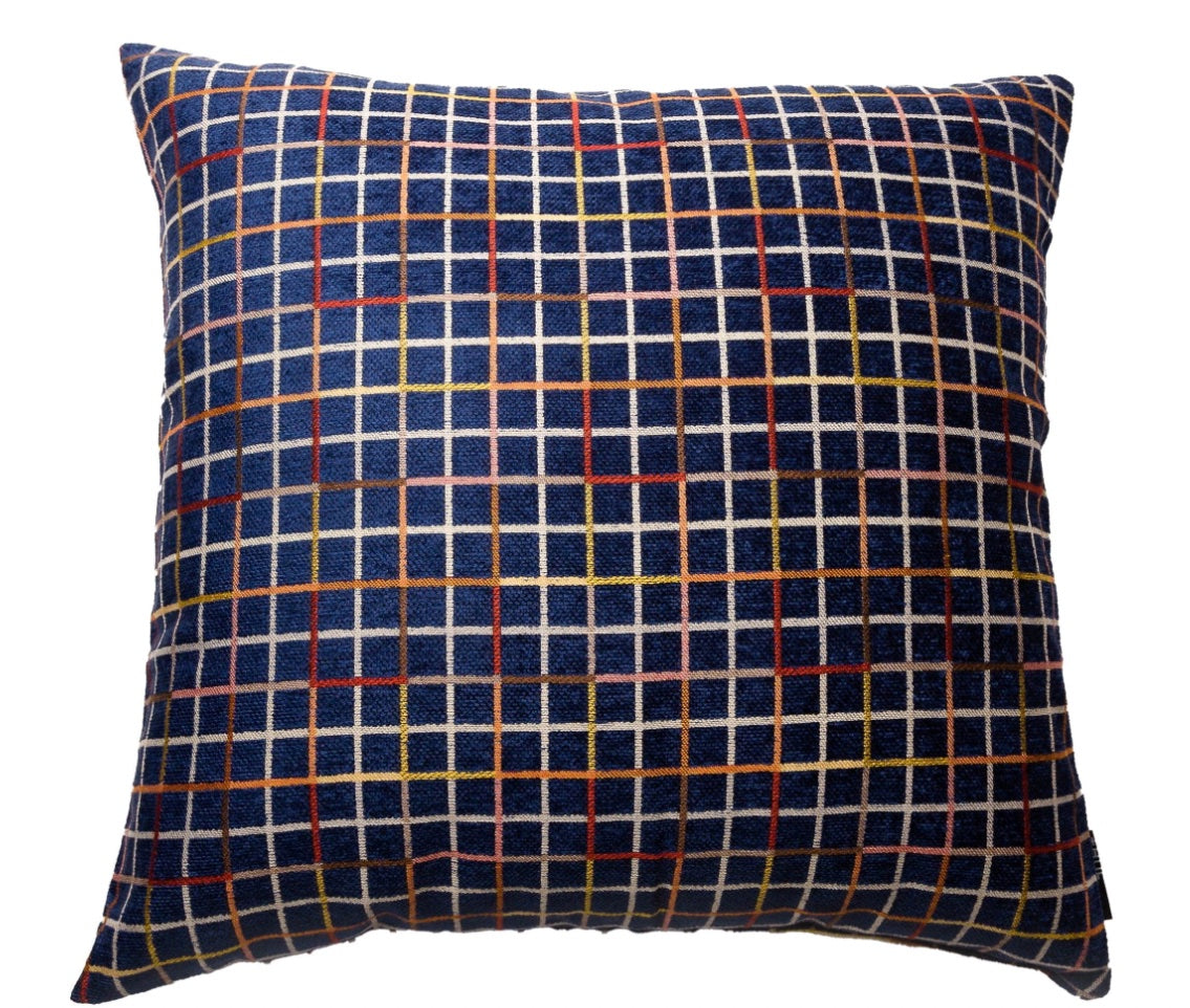 Cushion Geo Grid Midnight