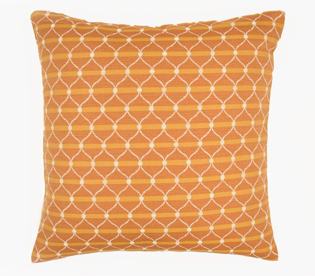 Cushion Tapestry Morocco Soft Gold Weave