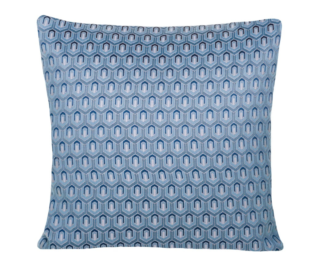 Cushion Tapestry Graph Arch Teal